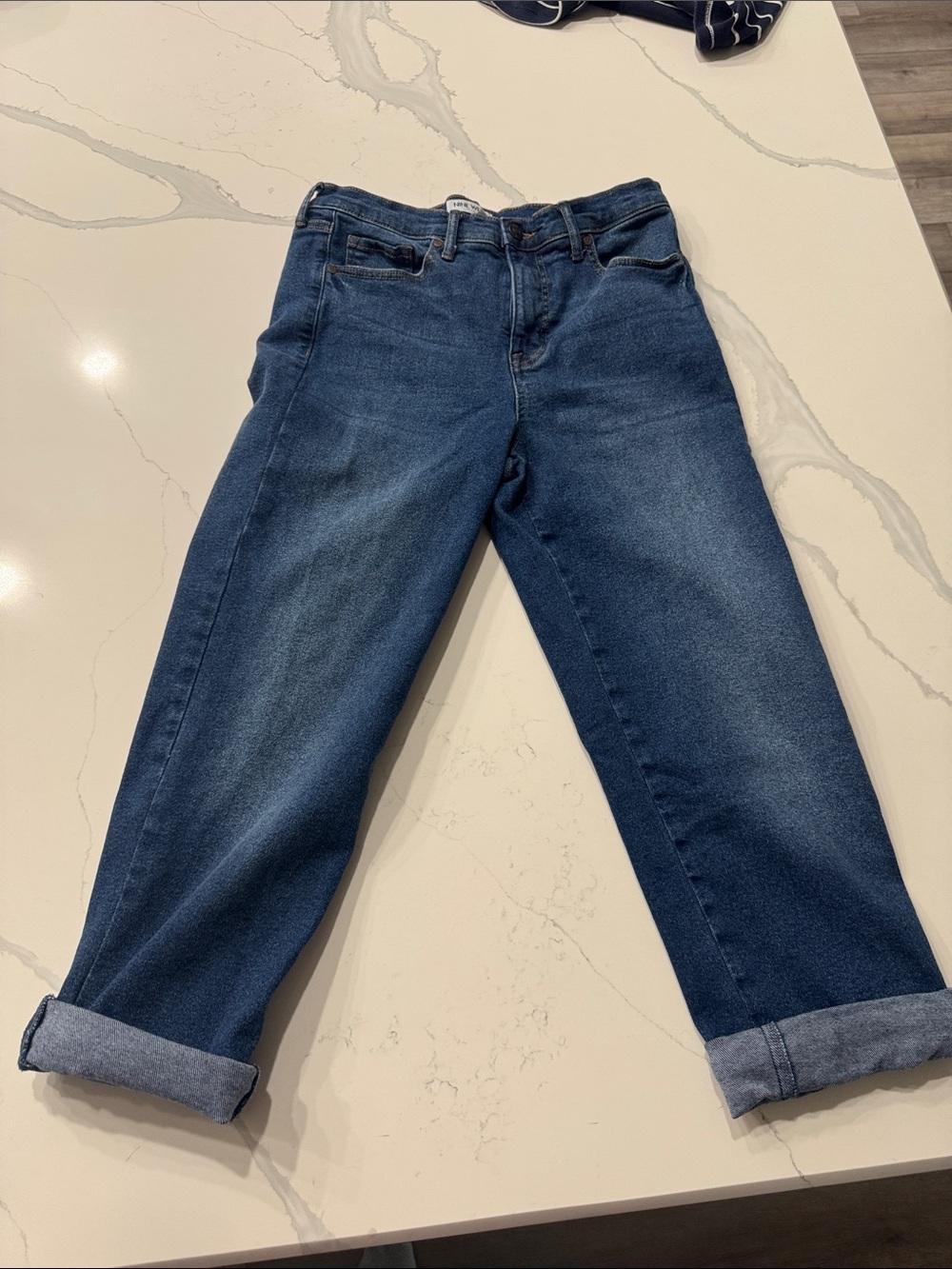 Nine West Classic High-Rise Blue Women's Jeans